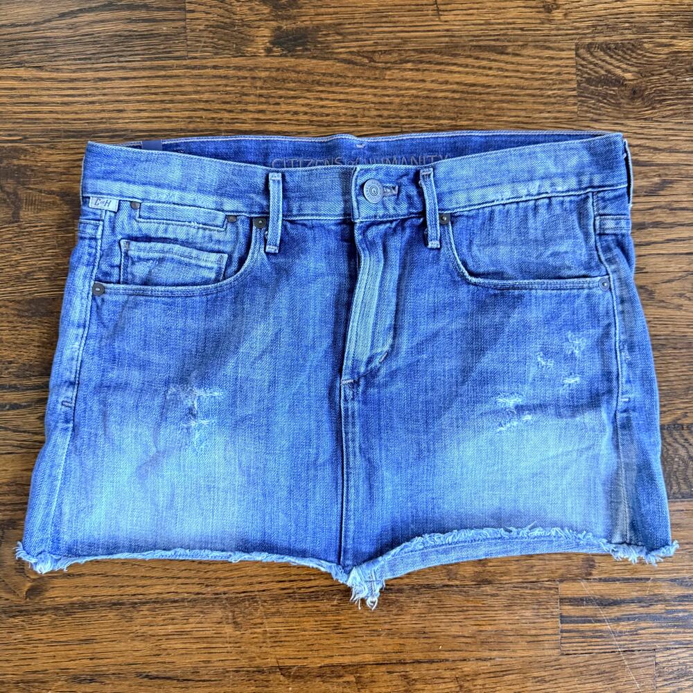 Citizens of Humanity Daria Mini Skirt size 25 100% Cotton
